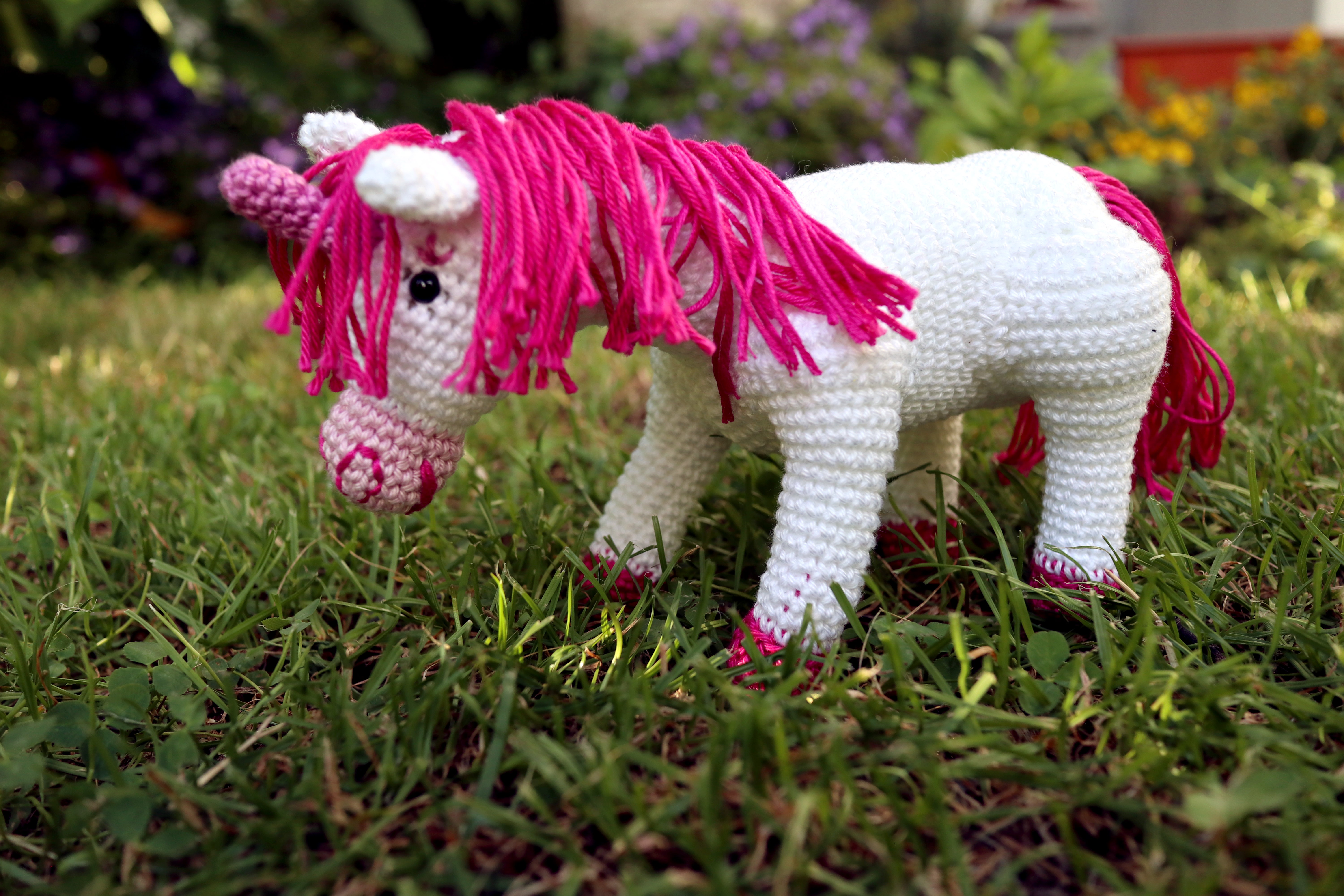 Gehäkeltes Einhorn "Fantasie"