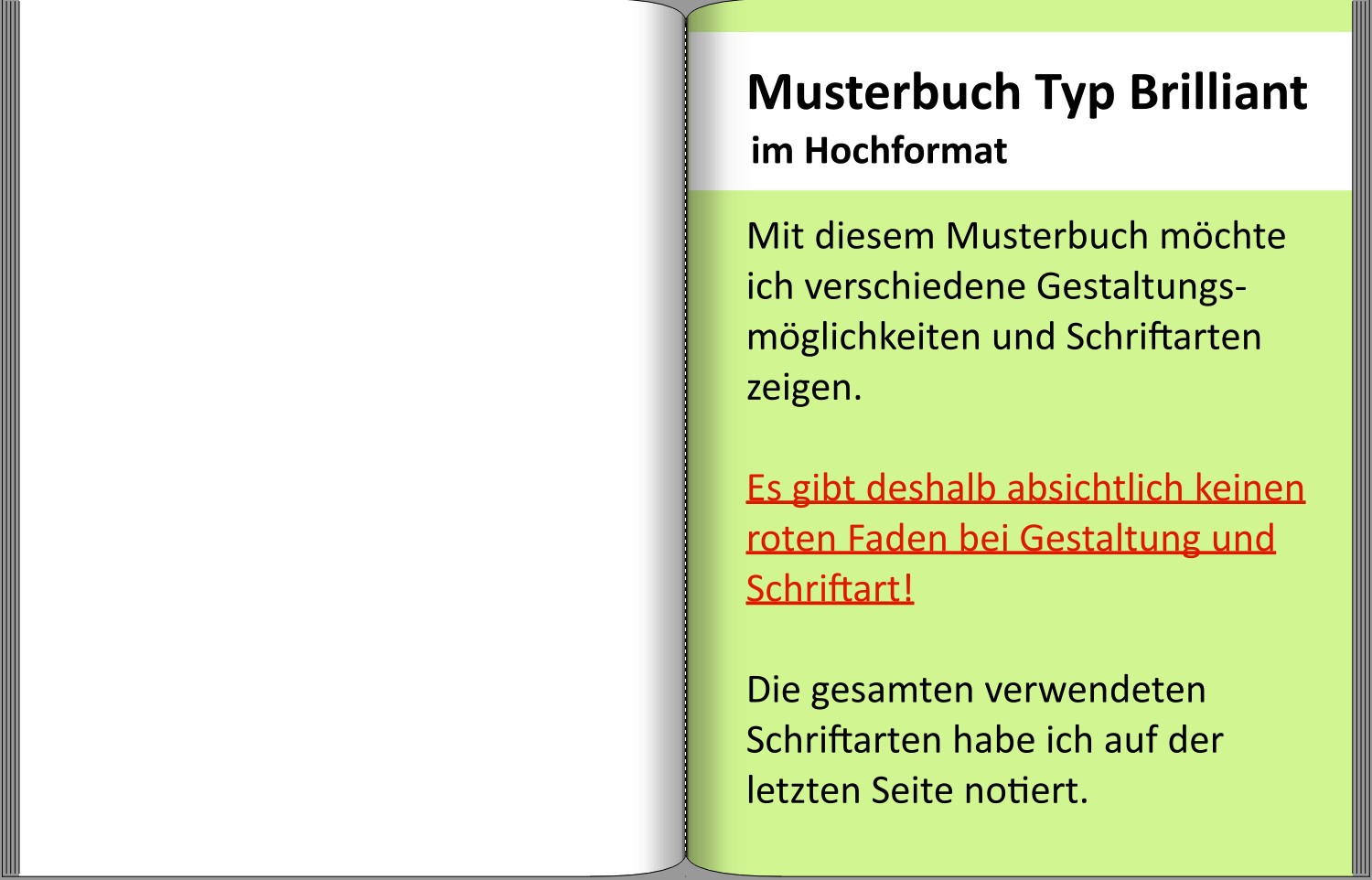 Seite 1 Musterfotobuch Typ Brilliant Hochformat Seite 1 des Musterfotobuchs Typ Brilliant Hochformat