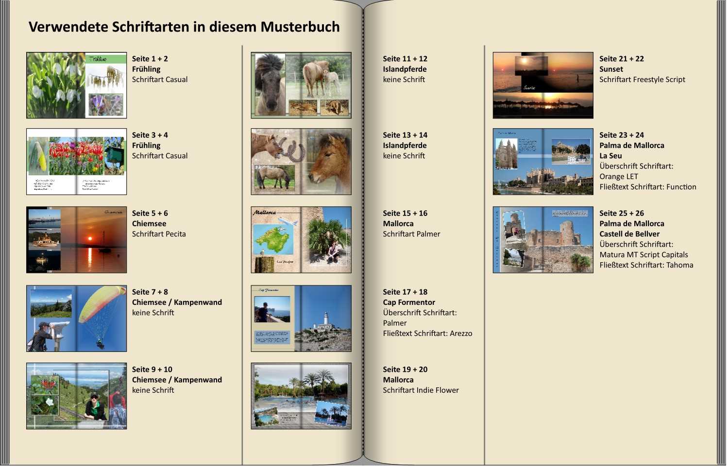 Seite 28 + 29 Musterfotobuchs Typ Brilliant Hochformat Seite 28 + 29 des Musterfotobuchs Typ Brilliant Hochformat