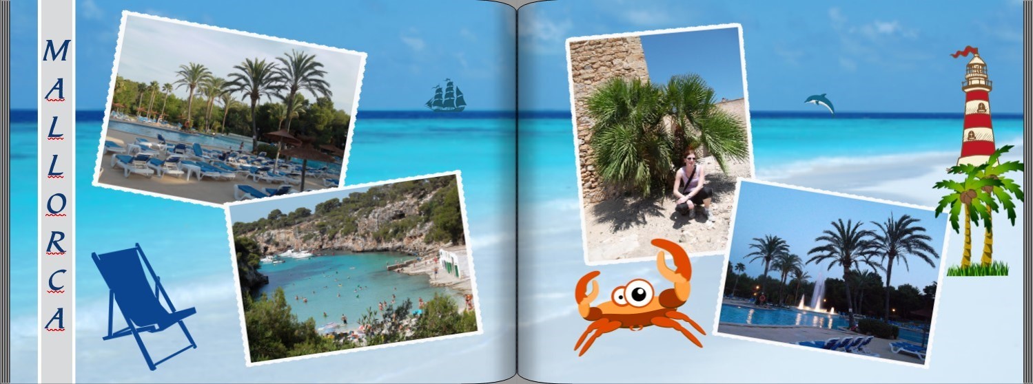 Seite 16 + 17 Musterfotobuch Typ Brilliant Querformat Seite 16 + 17 des Musterfotobuchs Typ Brilliant Querformat